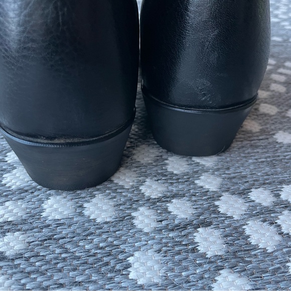 Ariat Heritage R Toe Western Leather Boots Black Deertan Mens Boots 10.5 D men - Picture 12 of 16